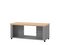 artisan eiche, graphit graue, glas
